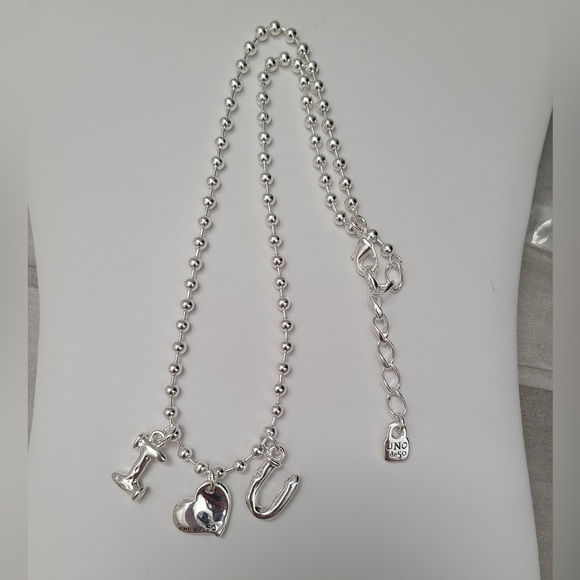 Uno de 50 Necklace • I LOVE U • Silver plated - Picture 8 of 12